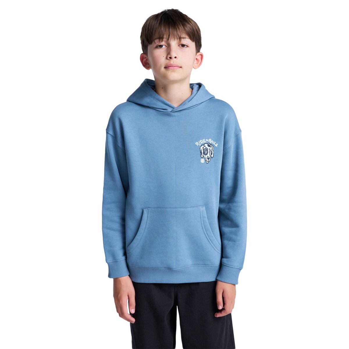 Sweat à capuche TIMBER HOBOS PO Y bleu blue mirage, ELEMENT
