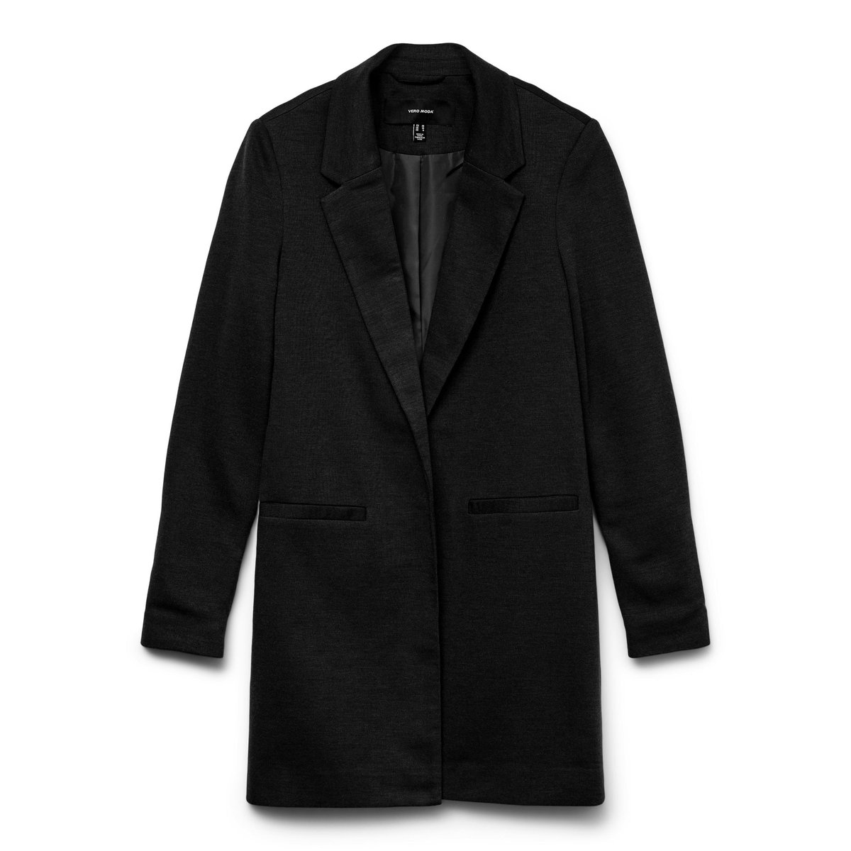 Veste blazer longue black, VERO MODA