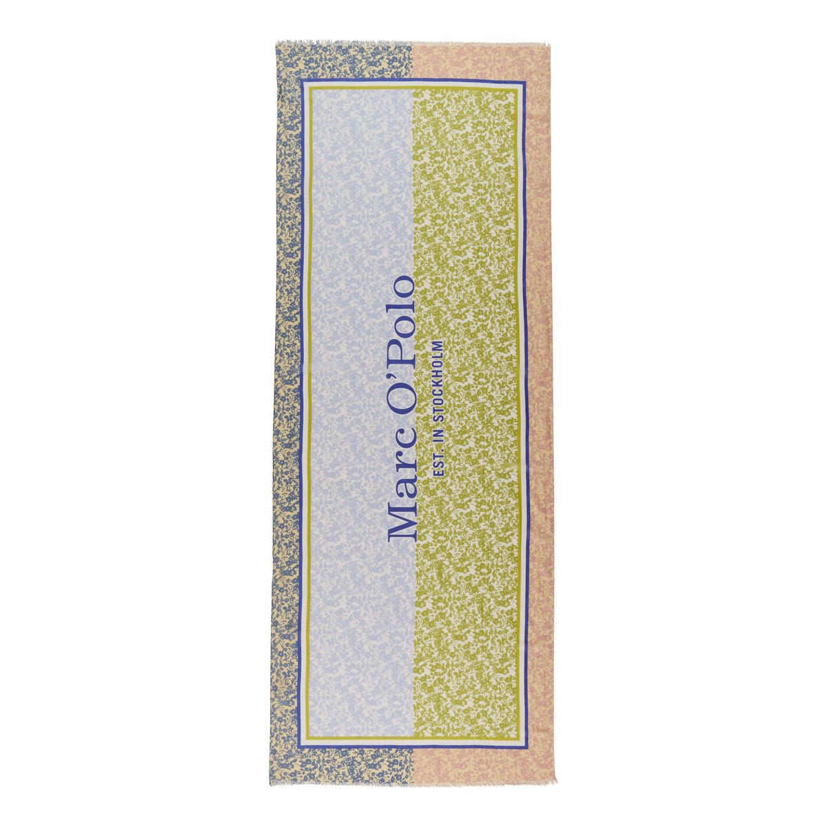Foulard à l'imprimé allover avec TENCEL™ Lyocell vert, MARC O'POLO