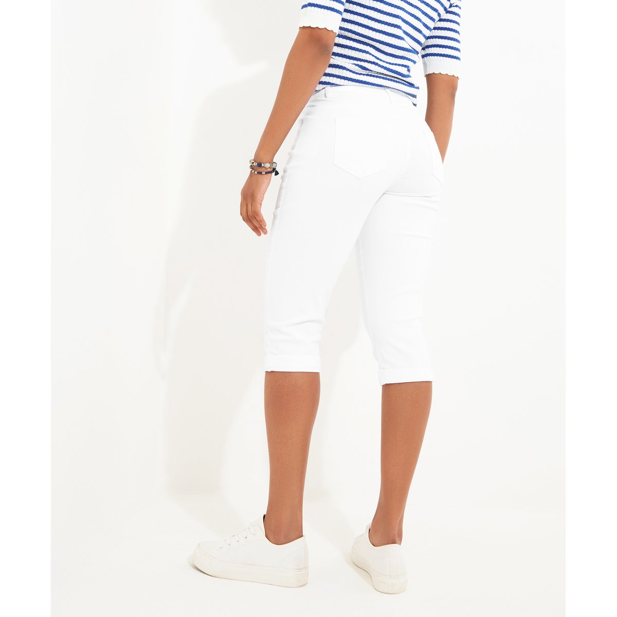 Pantalon Capri Rétro blanc, JOE BROWNS