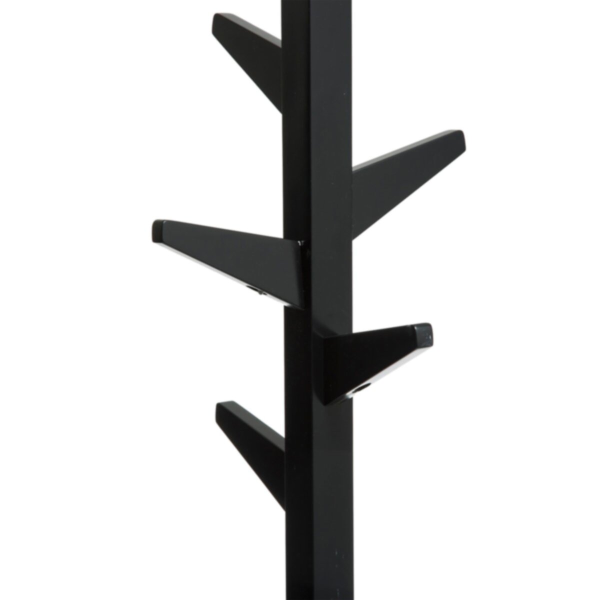 Porte-manteau effet chêne en métal et bois CEDA noir, 5FIVE SIMPLY SMART