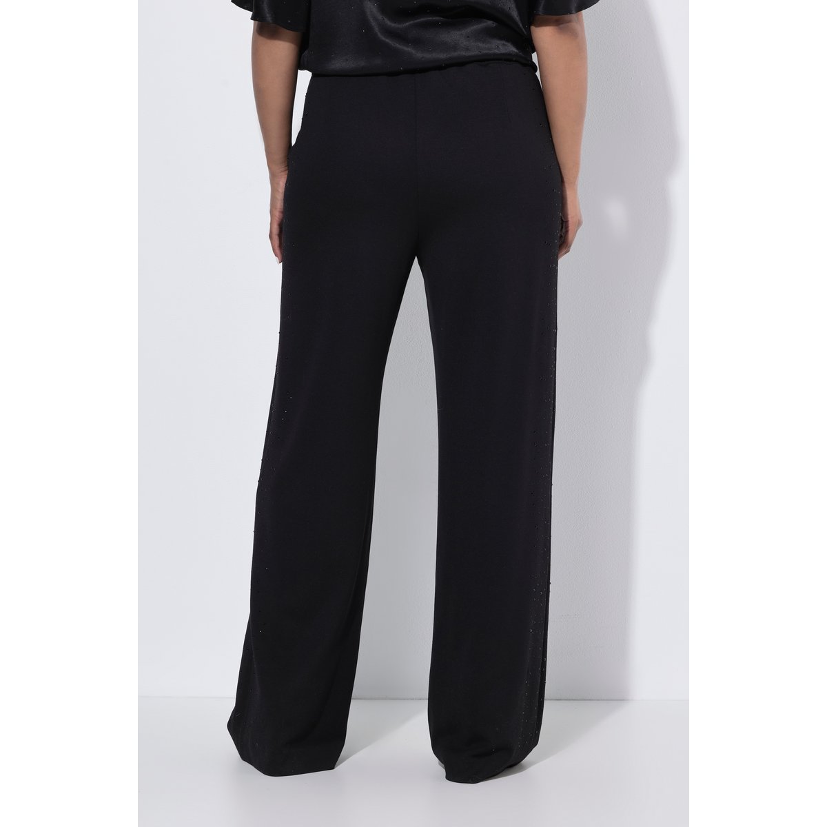 Pantalon avec strass fantaisie noir, ULLA POPKEN