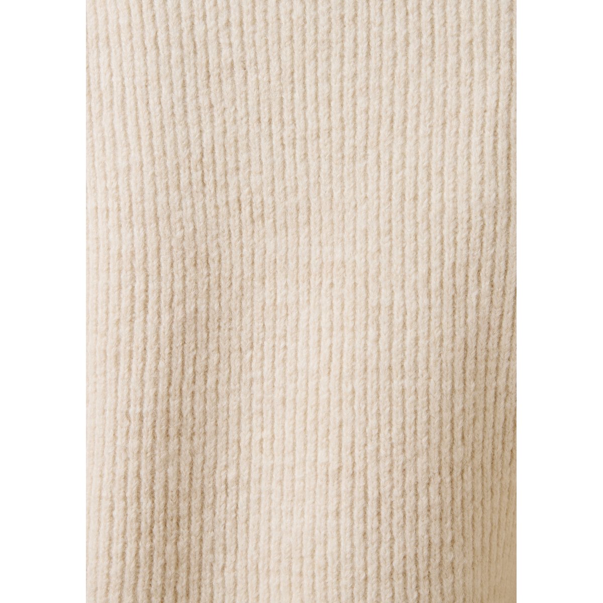 Pull sans manches en côtes ecru, LA FEE MARABOUTEE