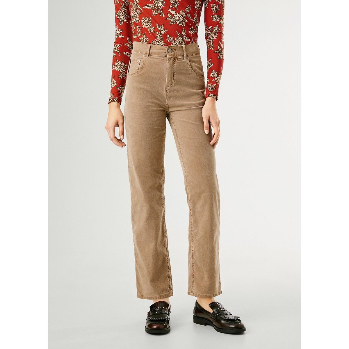 Pantalon velours SUN beige, PEPE JEANS