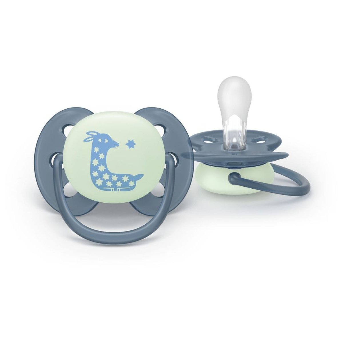 Lot de 2 sucettes Ultra Soft 6-18 mois vert, PHILIPS AVENT