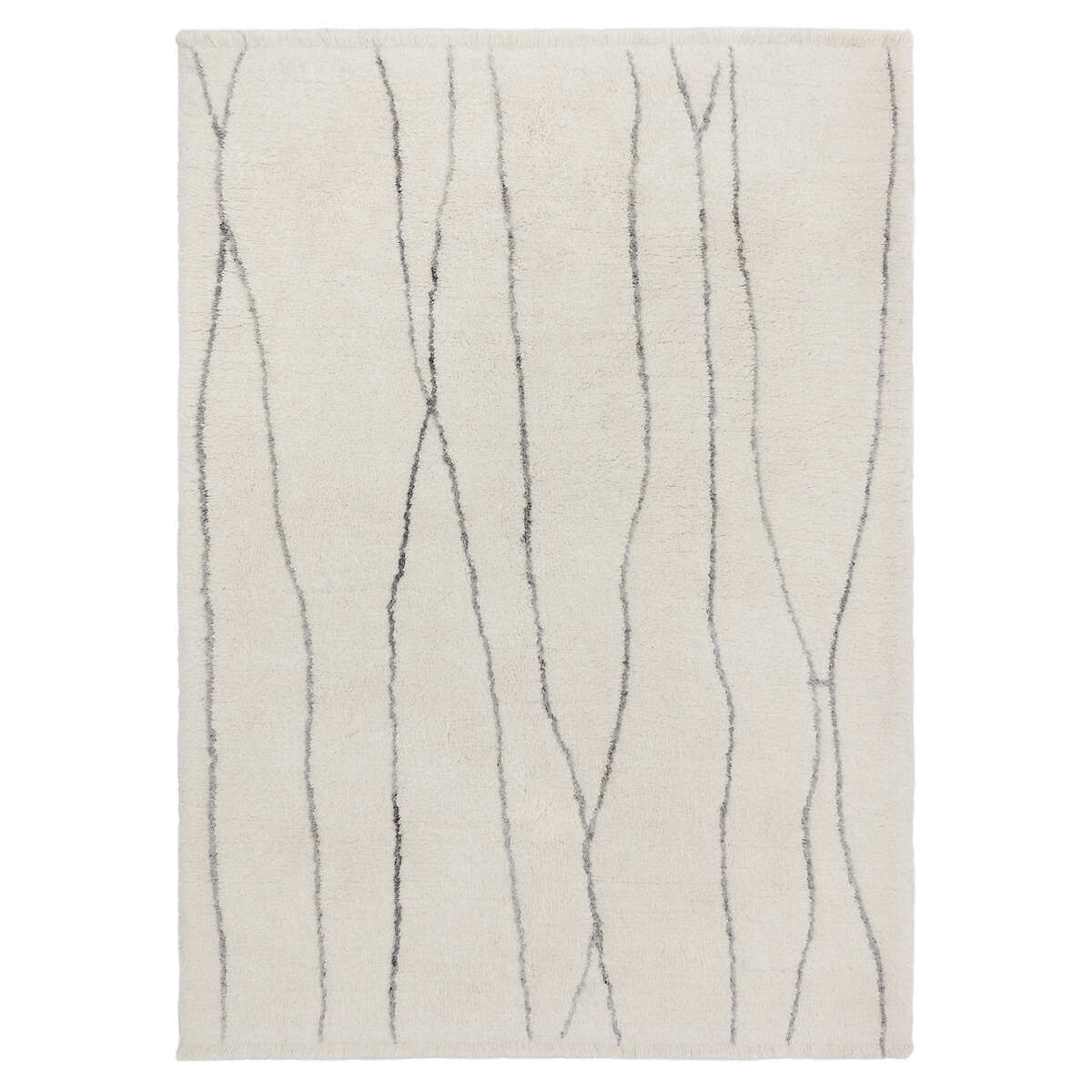 Azera Washable Berber Lineal Rug cream, SO'HOME