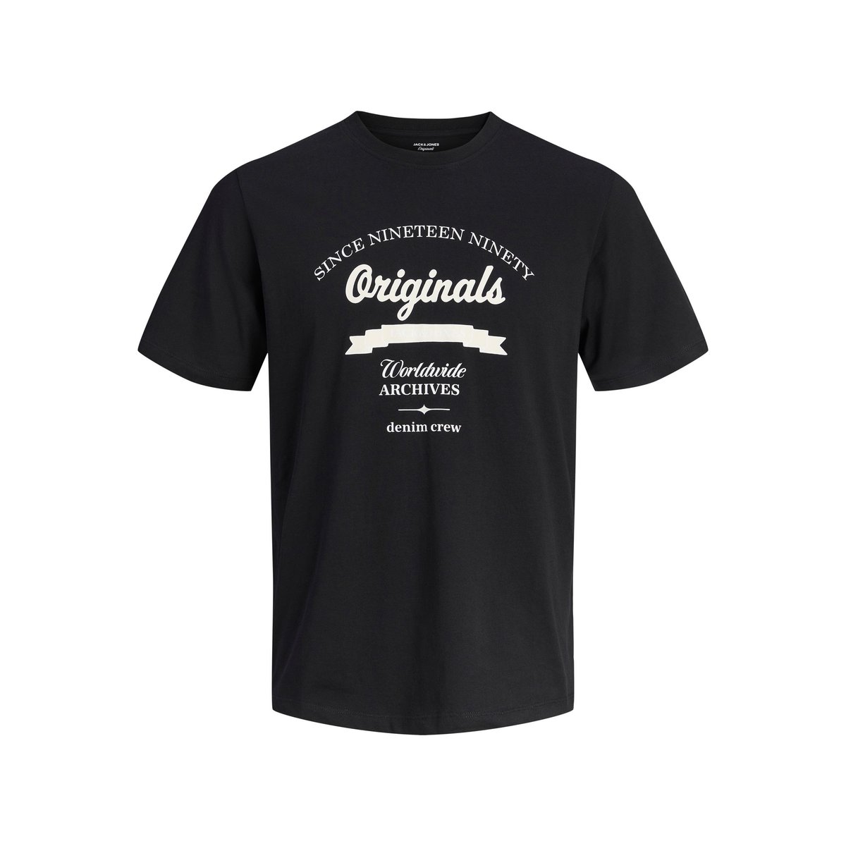 T-Shirt noire - black, JACK & JONES