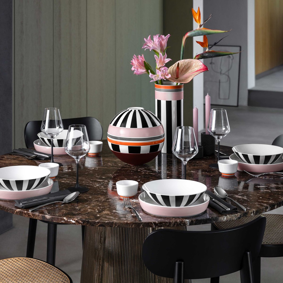 Vase MEMPHIS couleur unique, VILLEROY & BOCH