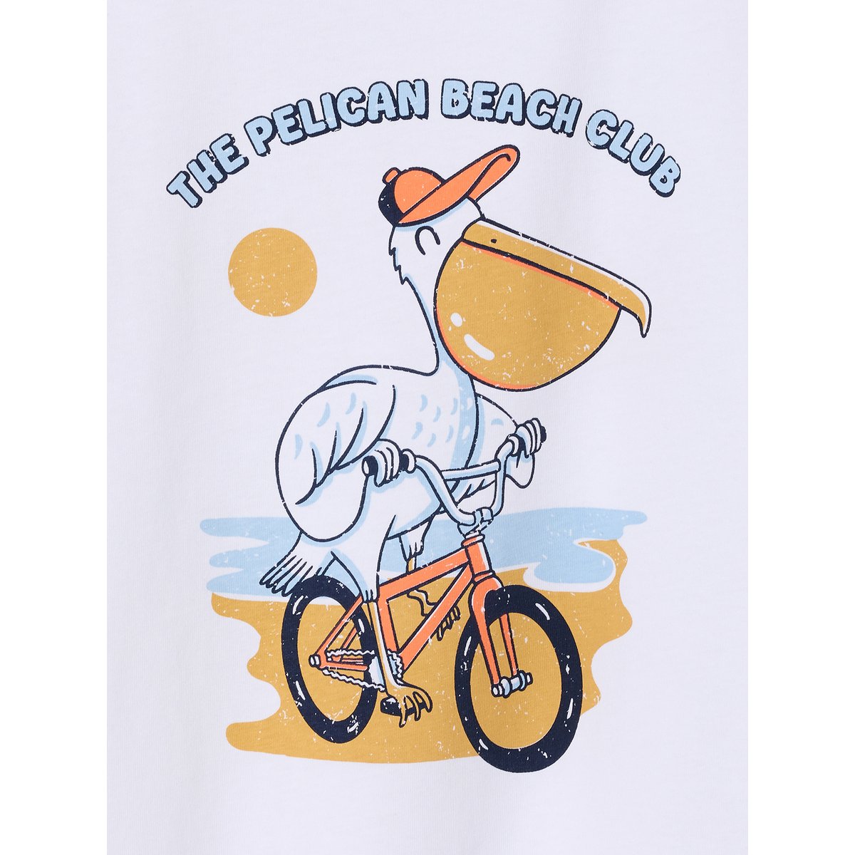 T-shirt manches courtes animaux blanc, VERTBAUDET
