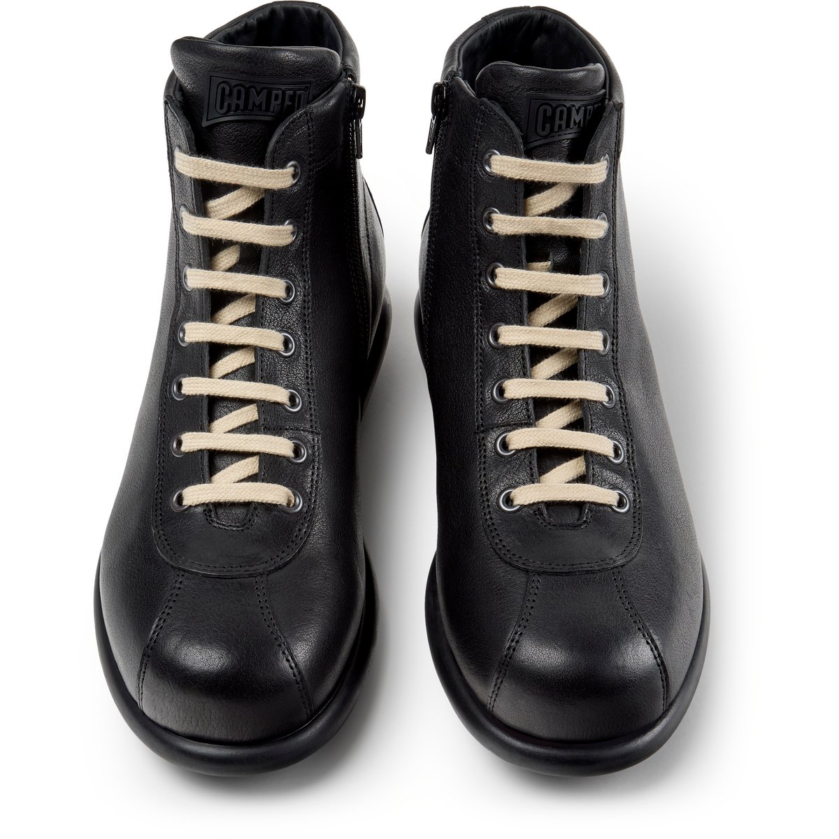 Bottines Pelotas Ariel Smooth Leather noir 001, CAMPER