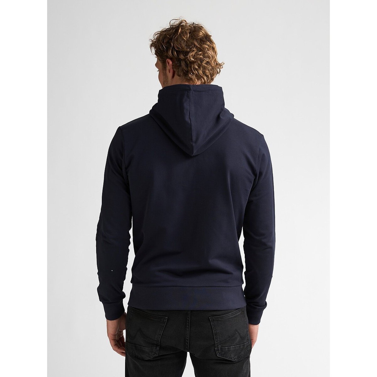 Sweat zippé à capuche bleu marine, PETROL INDUSTRIES