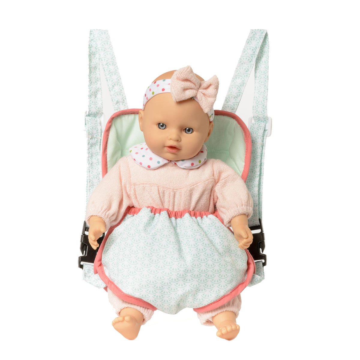 Porte-bébé en tissu pour poupon 30 cm blanc, OXYBUL