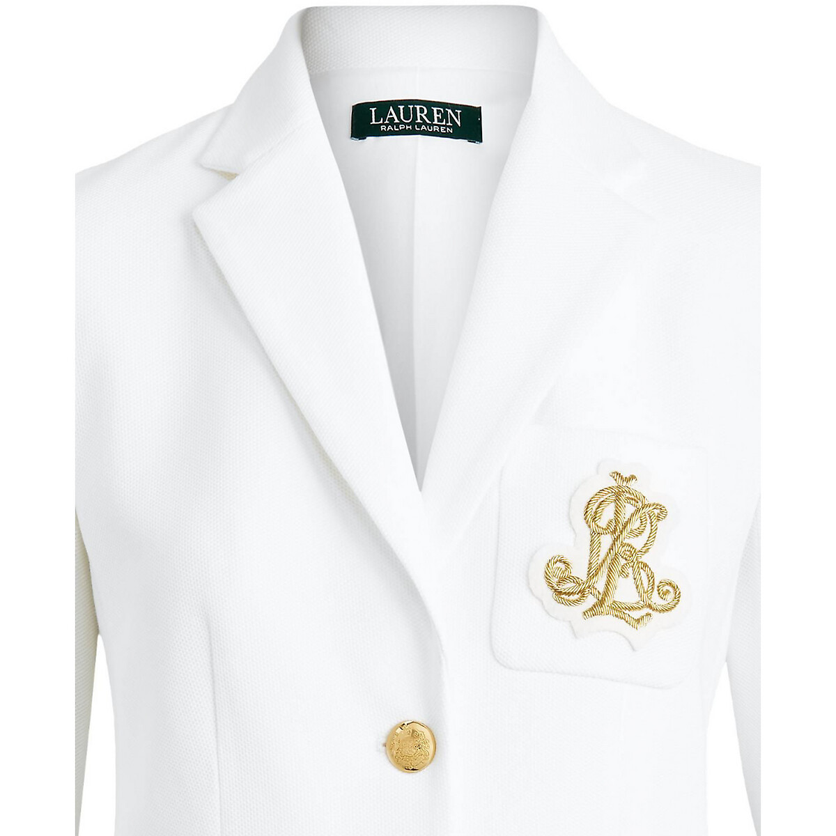 Veste blazer coupe droite ANFISA blanc, LAUREN RALPH LAUREN