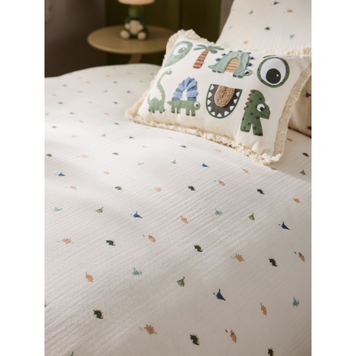 Parure housse de couette en coton mini dino, NEXT