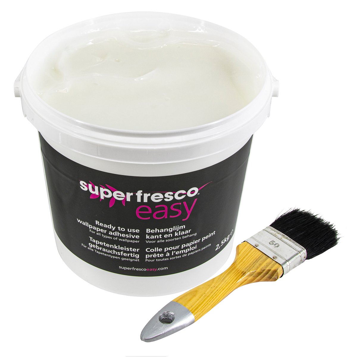 Colle à papier peint Prête à l'emploi 2,5L blanc, SUPERFRESCO EASY