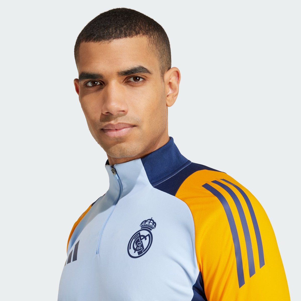 Haut d'entraînement Real Madrid Tiro 24 Competition glow blue / crew orange / team navy blue 2, adidas Performance