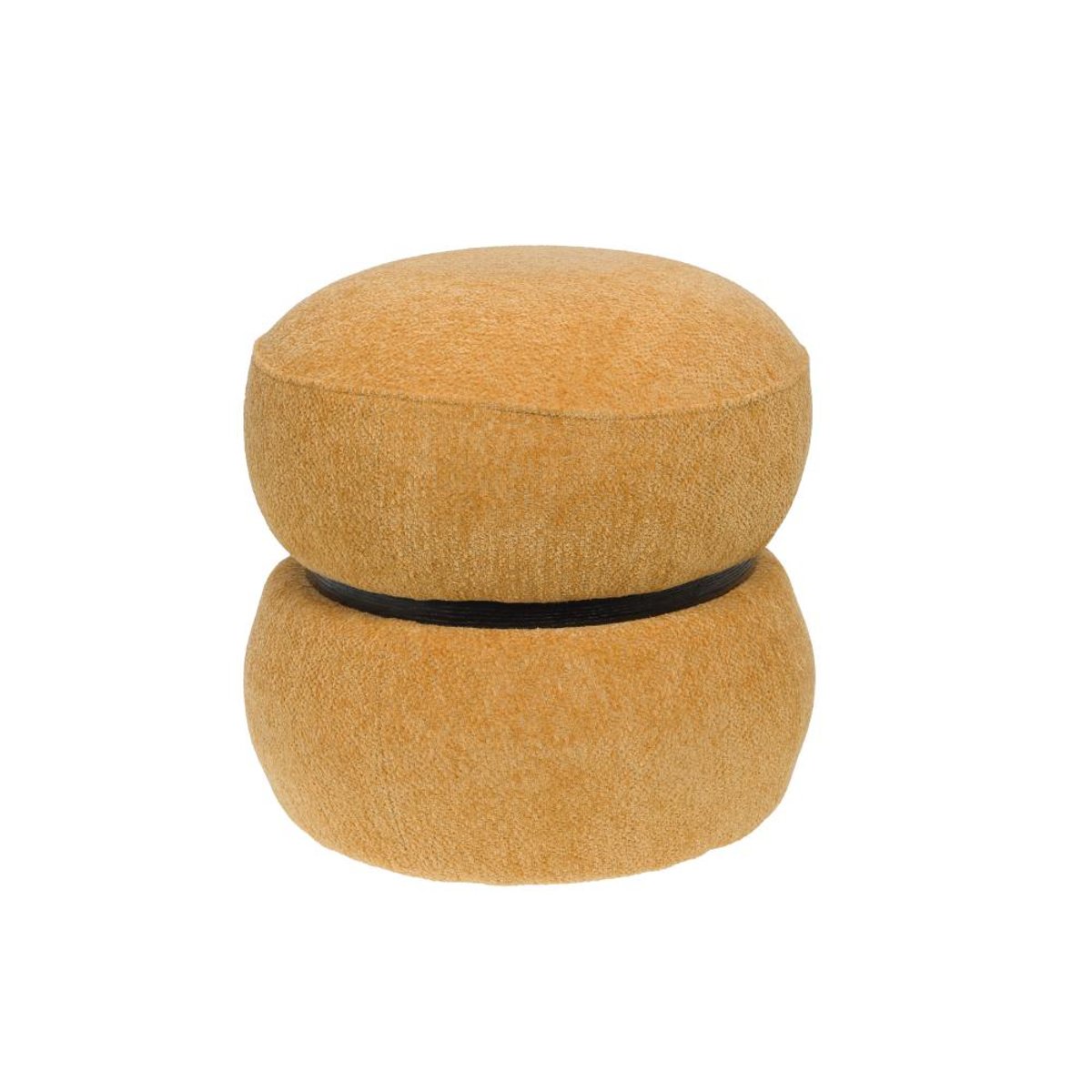 Pouf Nuage 38 cm jaune, AMADEUS