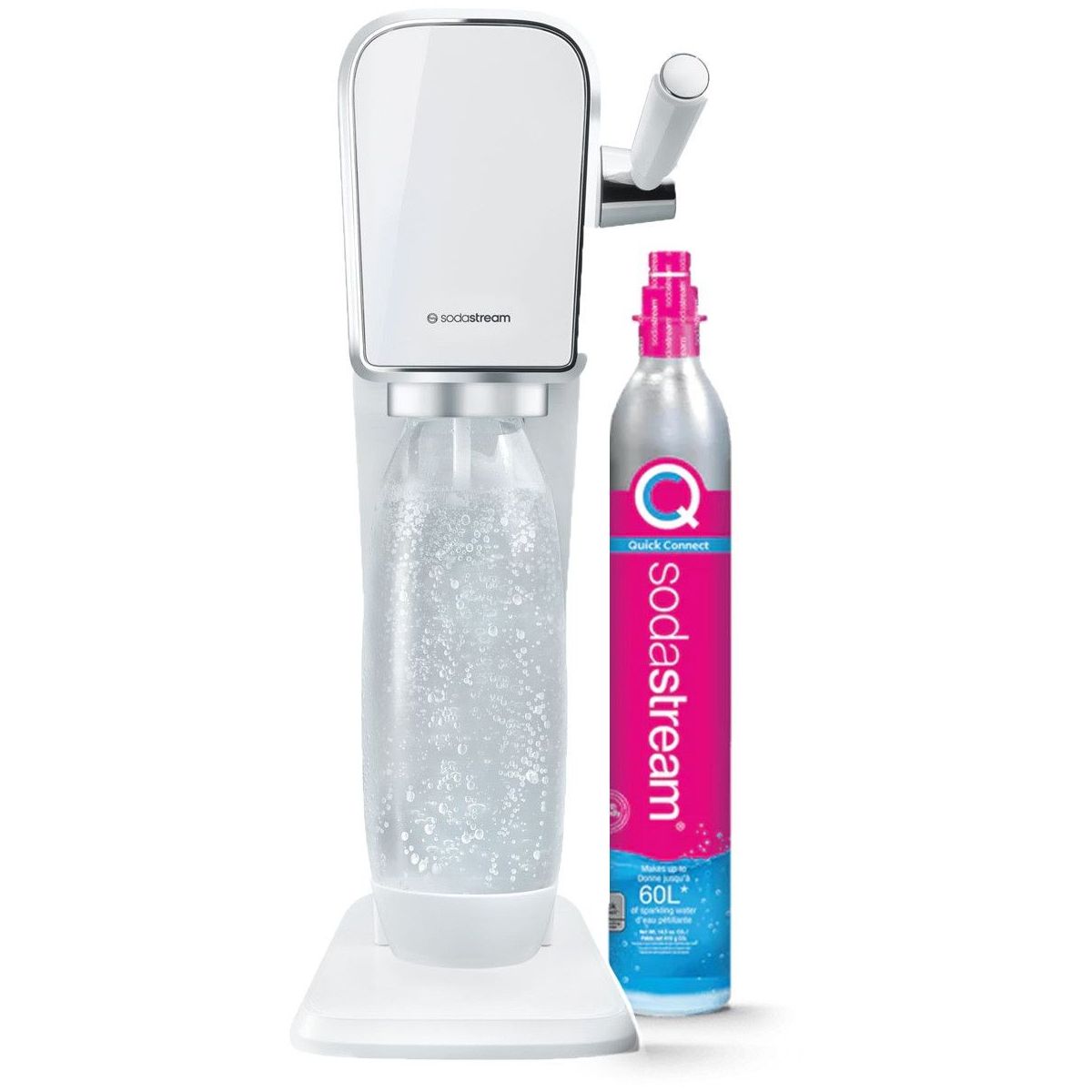 Machine à soda ART Blanche couleur unique, SODASTREAM