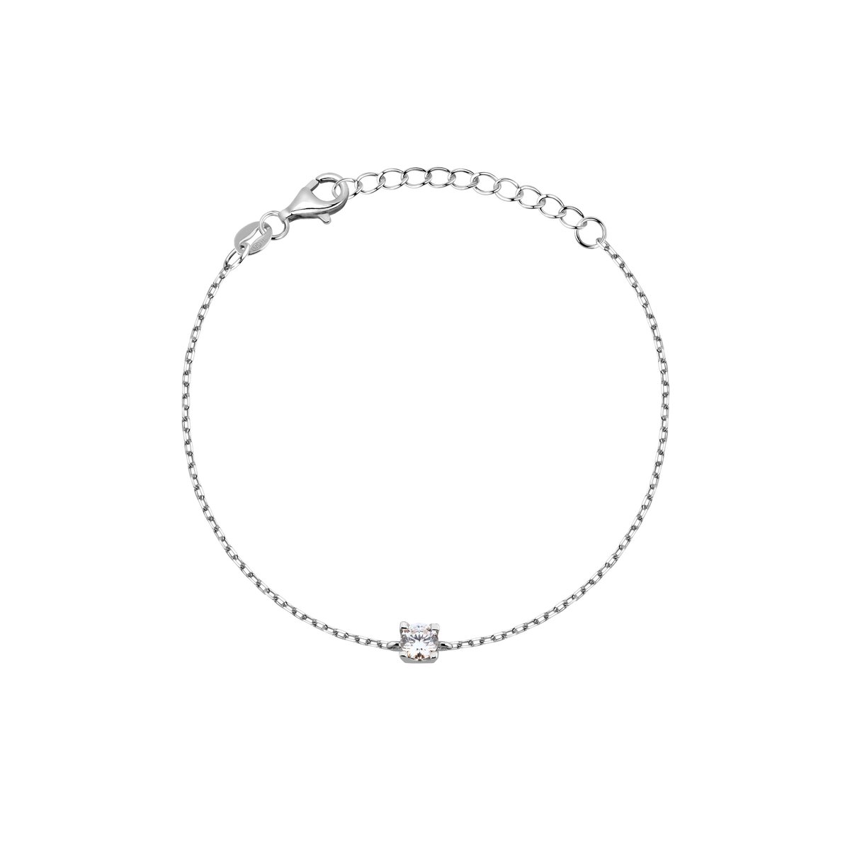 Bracelet SILVER argent, blanc, LA PETITE STORY