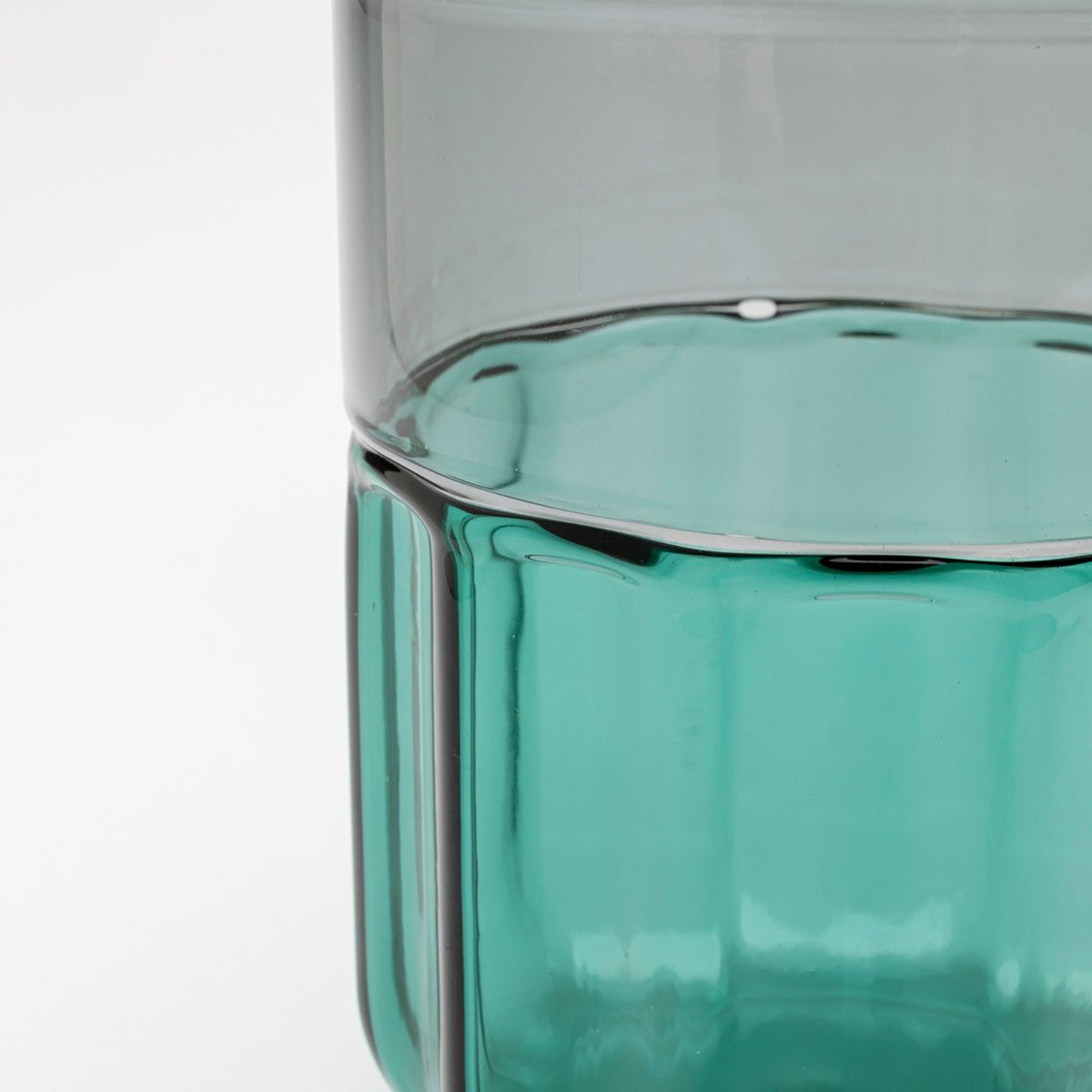 Lot de 6 verres à eau, DUETTO vert, KARE DESIGN