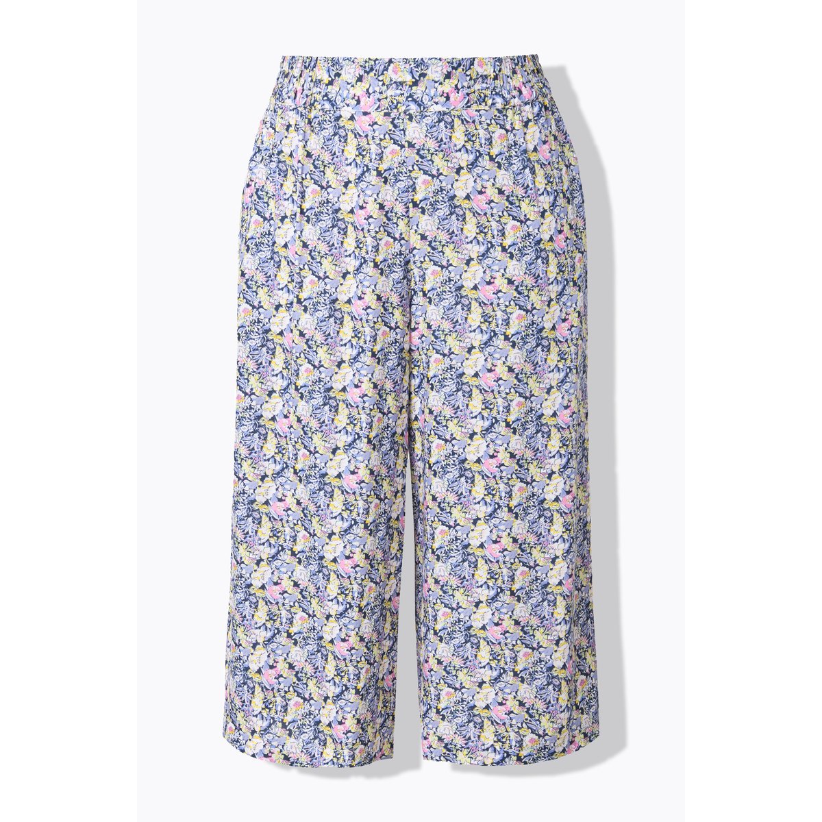 Jupe-culotte jambe large et taille élastique rose vif, STUDIO UNTOLD