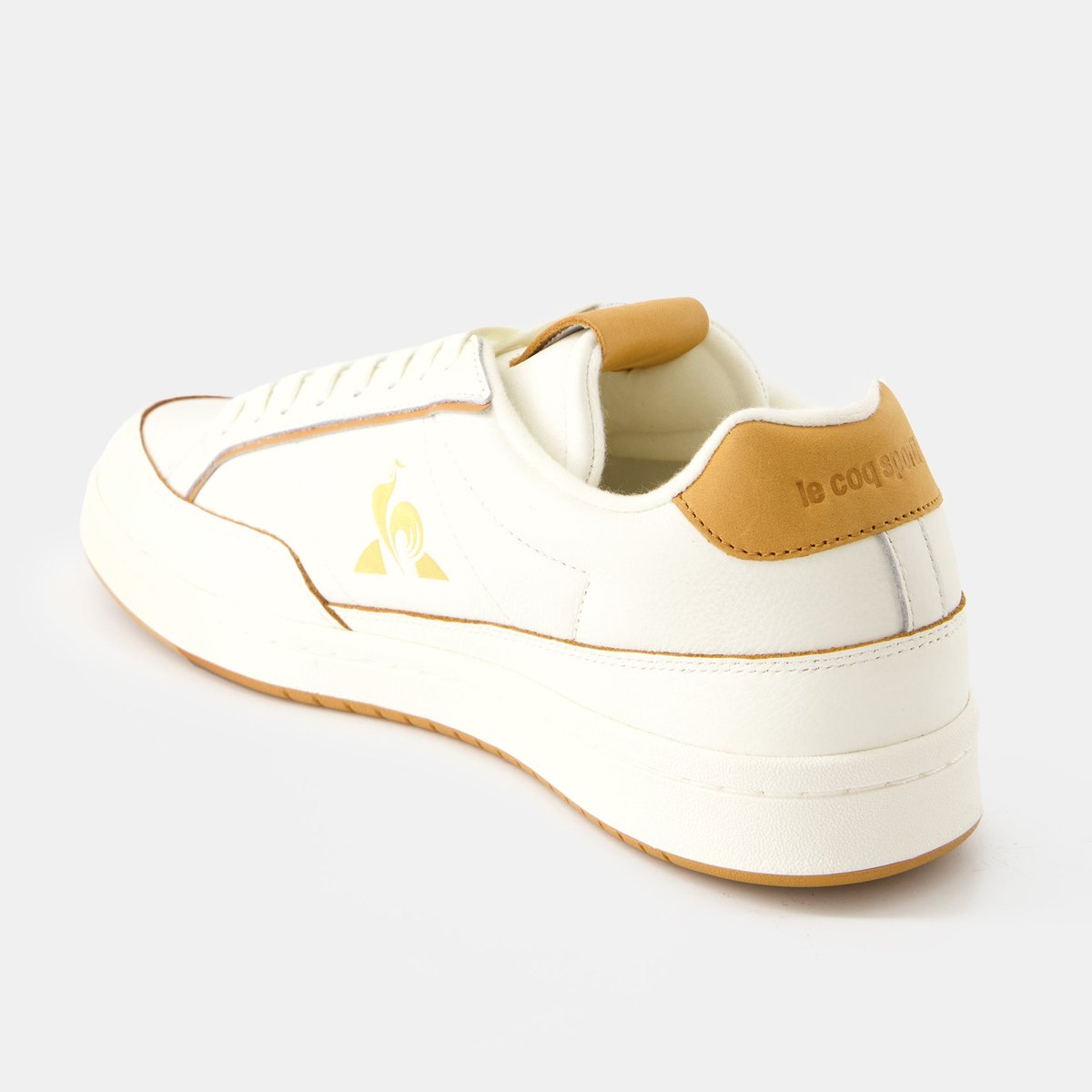 Baskets NOAH_2 PREMIUM LEATHER marshmallow / meerkat, LE COQ SPORTIF