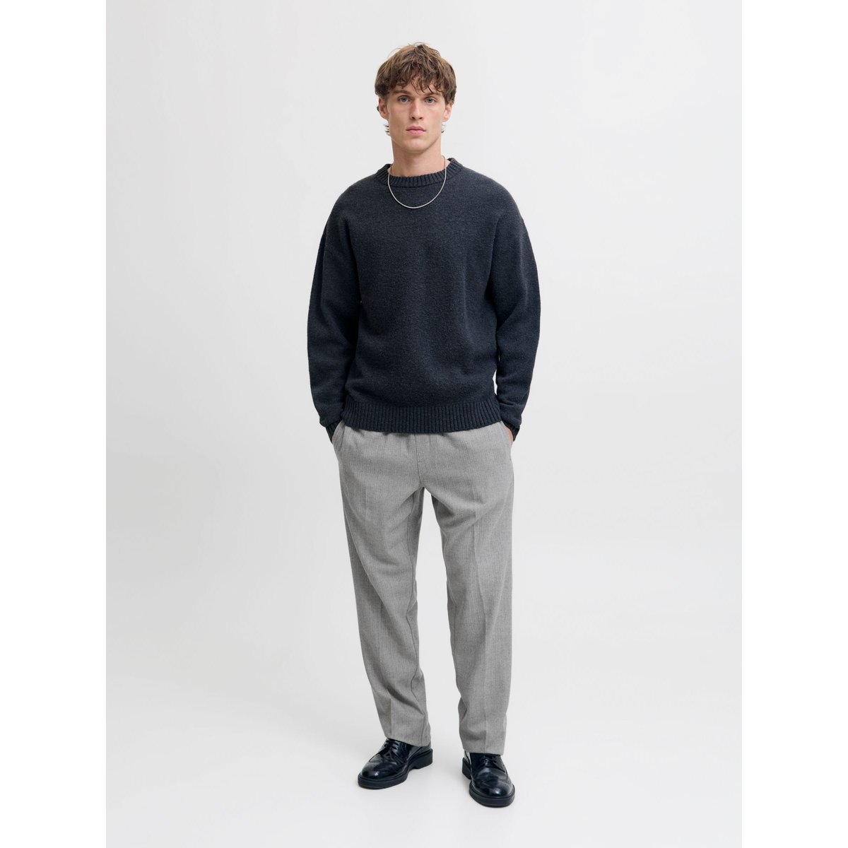 Pantalon Classique grey melange 1, JACK & JONES