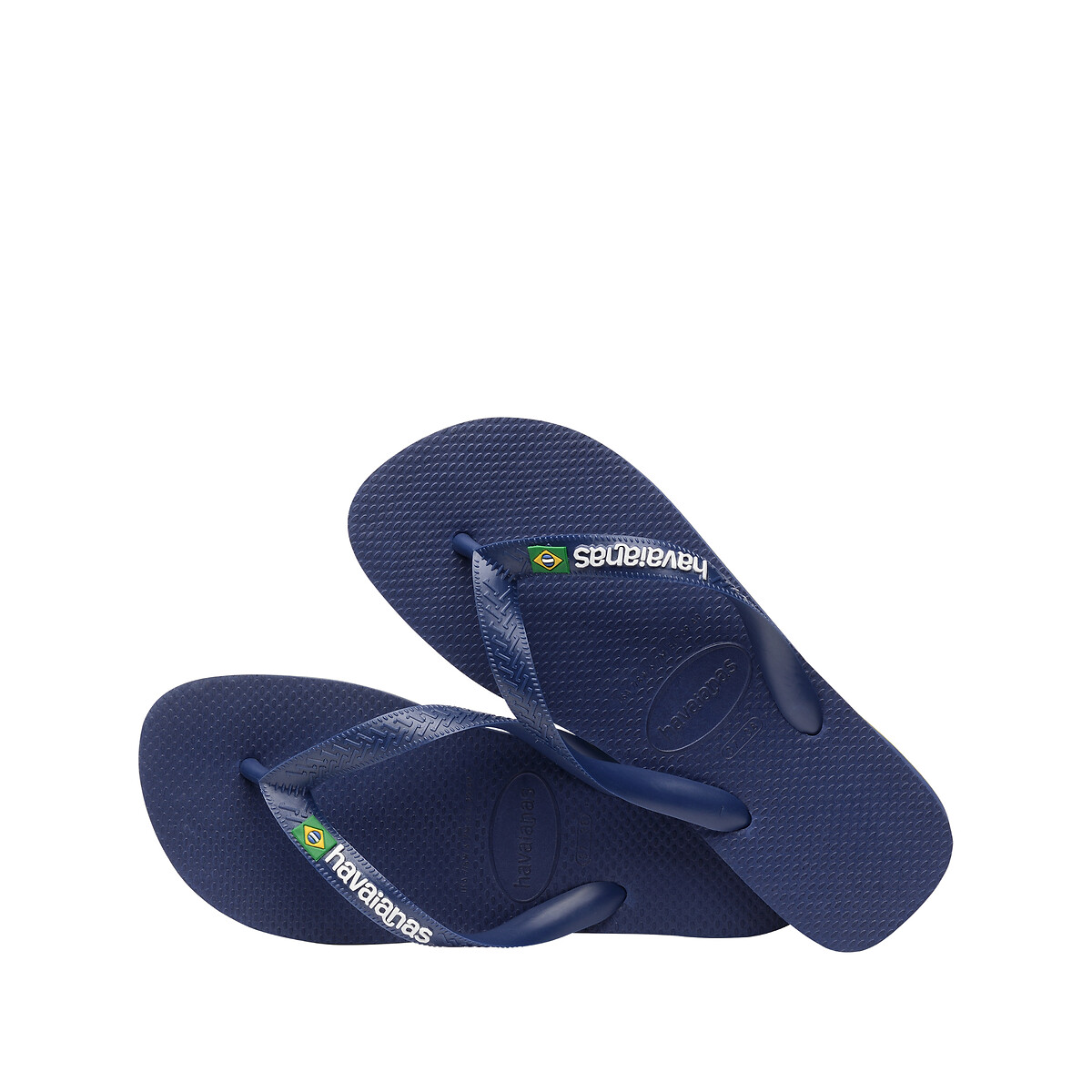Chinelos Brazil Logo azul, HAVAIANAS