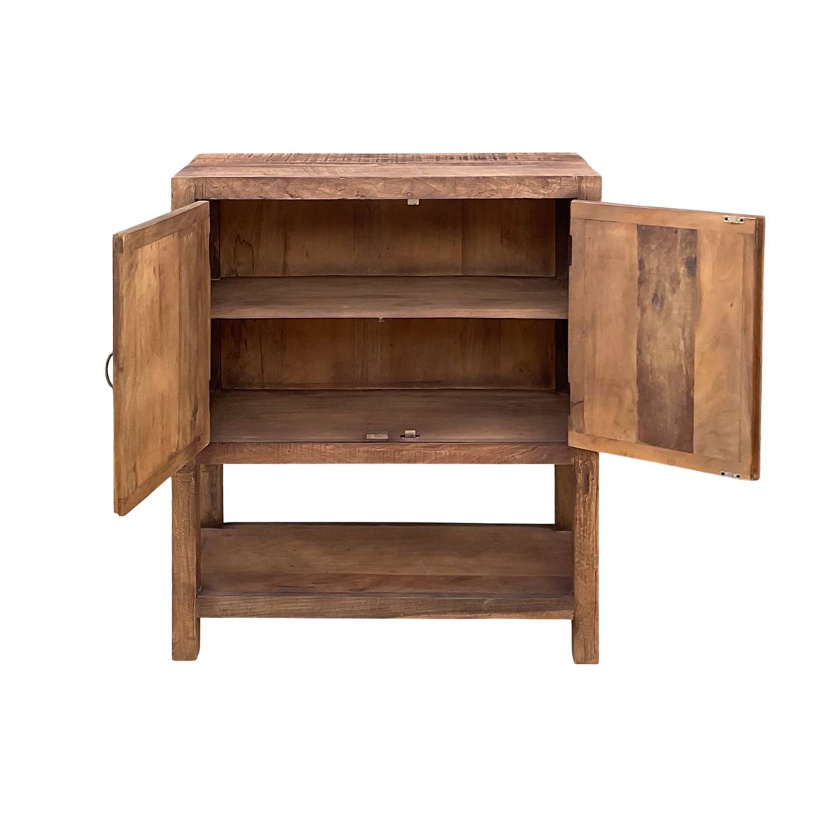Armoire en bois recyclé MARISOL bois foncé, MADE IN MEUBLES 