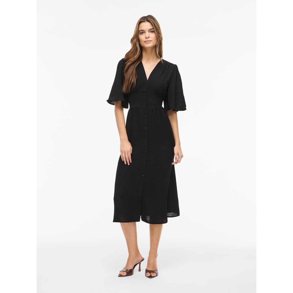 Robe Mi-Longue noir - black1, VILA