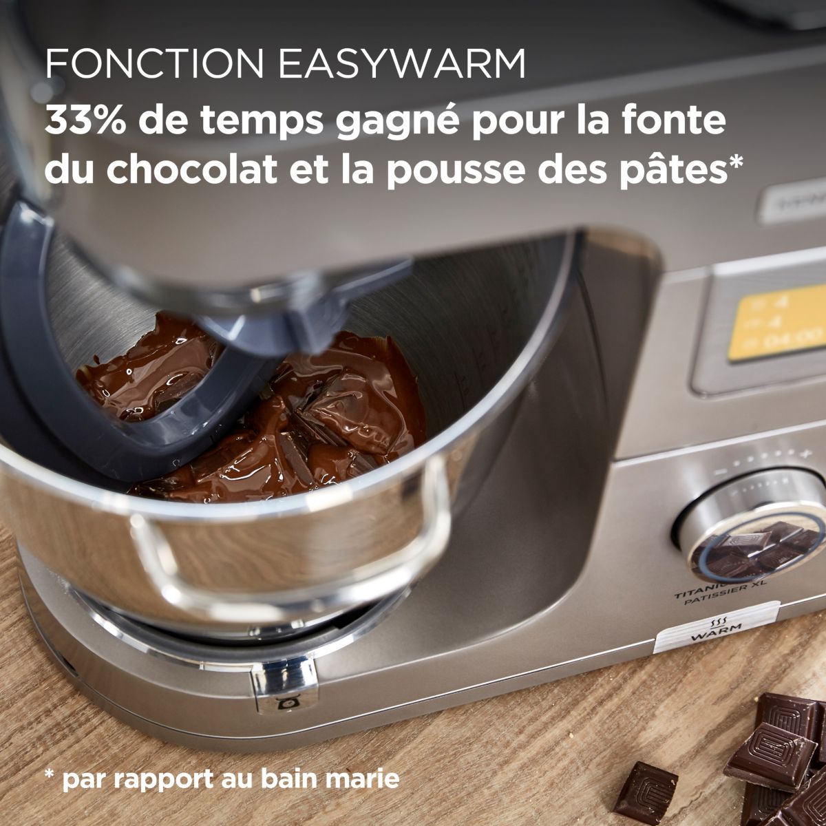 Robot pâtissier KWL90.009SI Titanium Chef Patissier XL gris, KENWOOD