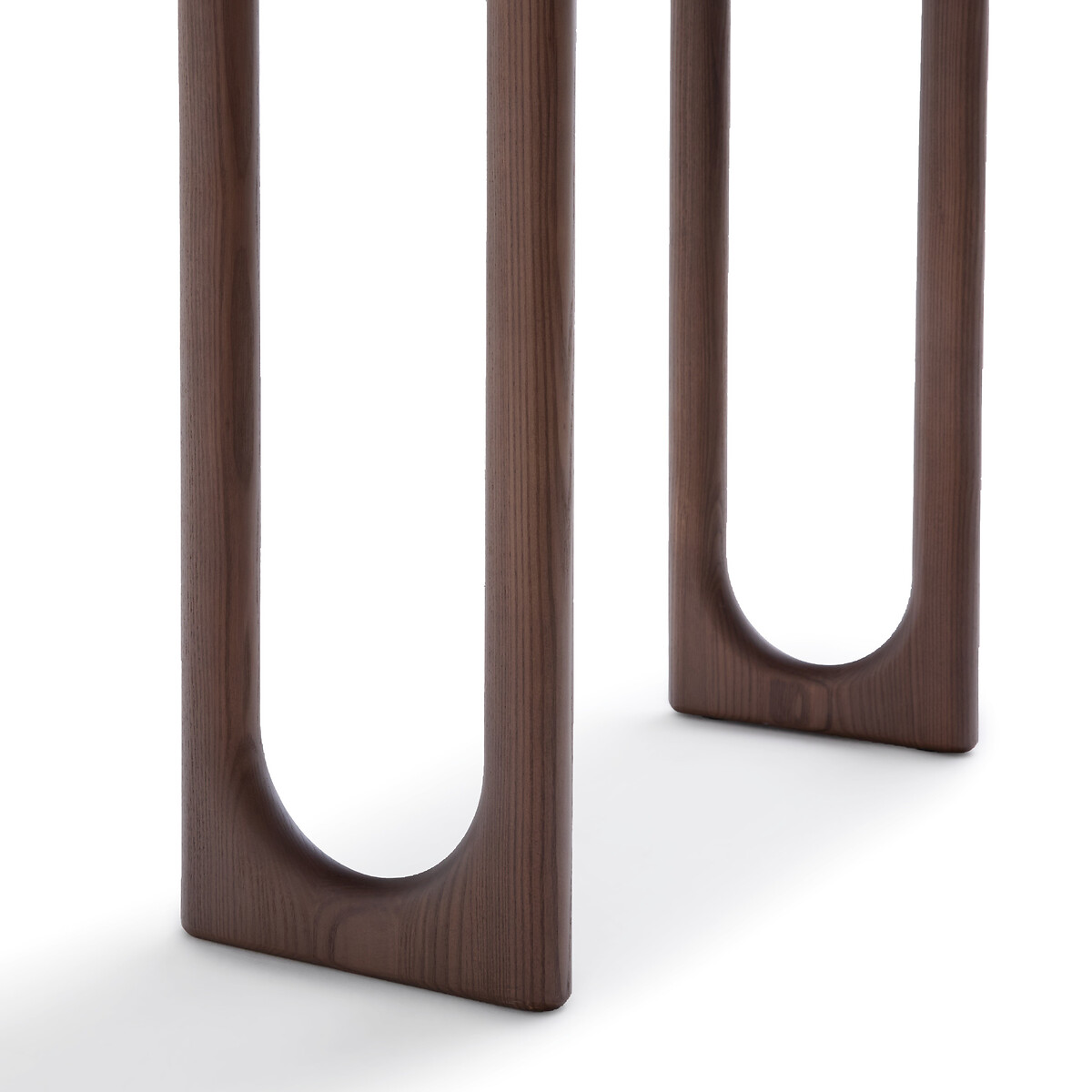 Konsole, Nussbaum massiv und furniert, Esche massiv, Breite 80 cm, DOUVE nussholz, LA REDOUTE INTERIEURS