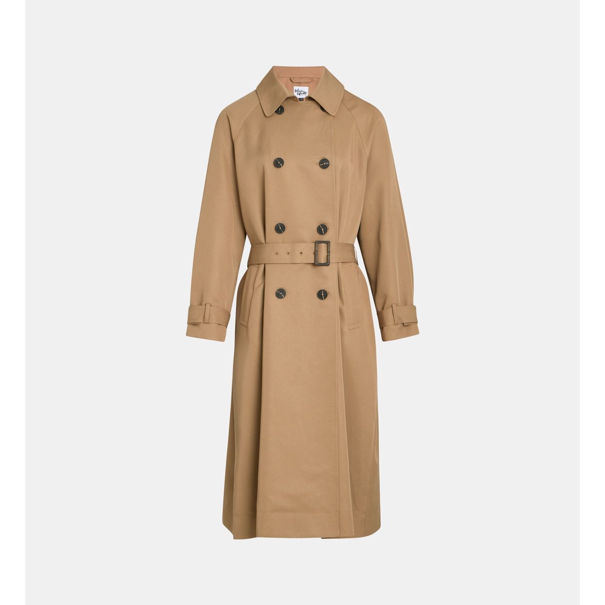 Trench long bjorn oversize beige moyen, GALERIES LAFAYETTE