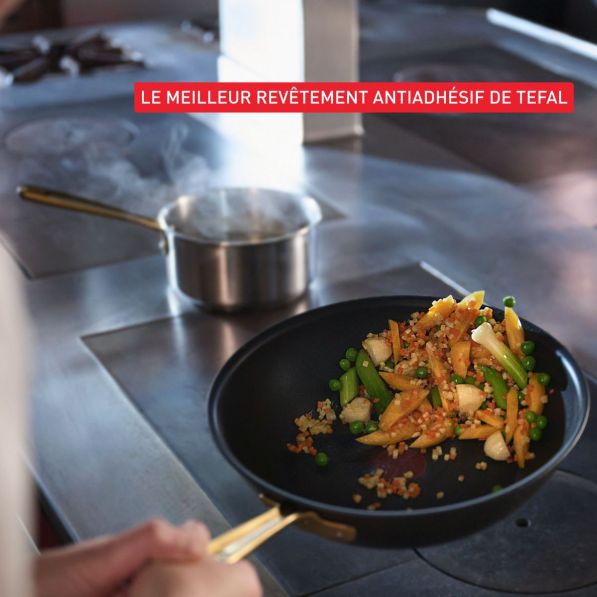 Wok 28cm Bocuse Edition couleur unique, TEFAL