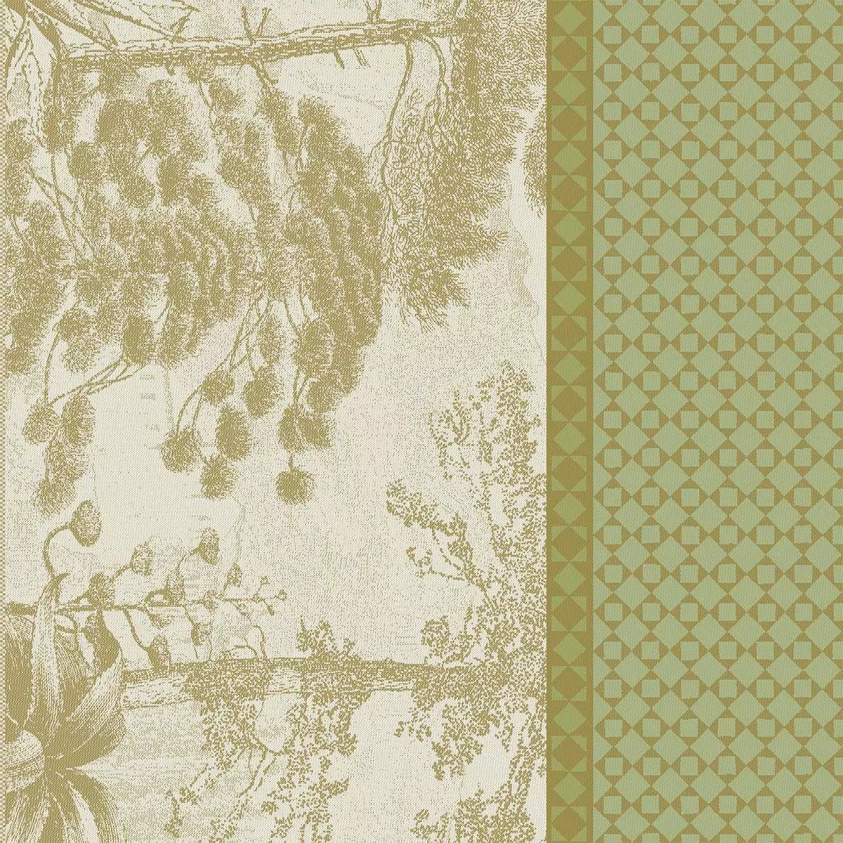 Serviette pur coton LE SUD vert, GARNIER THIEBAUT