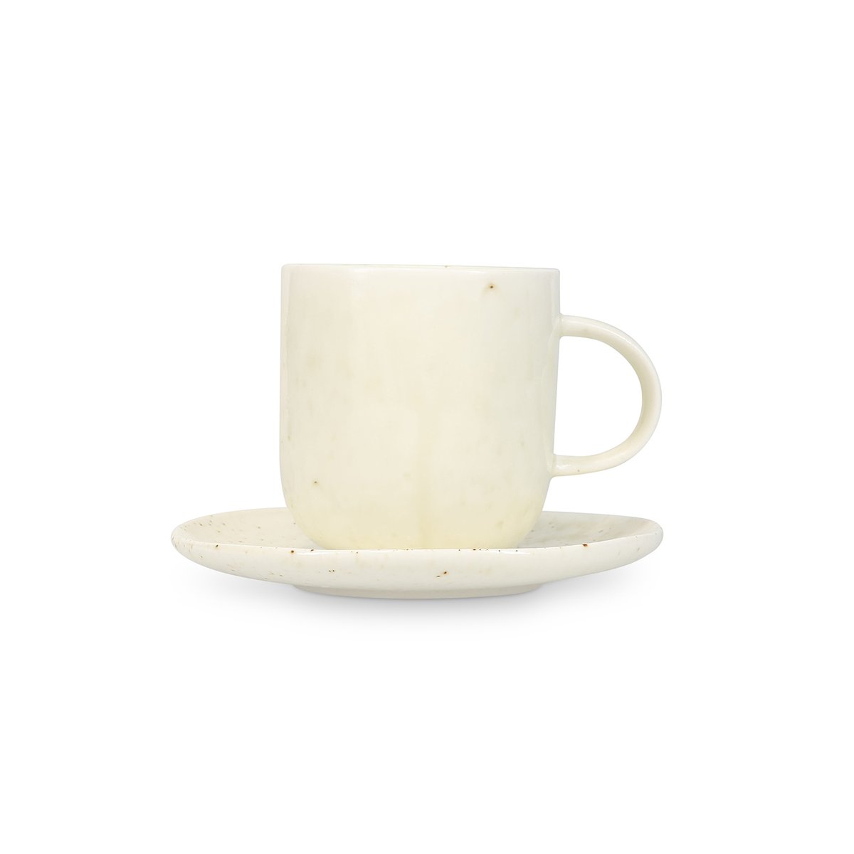Lot de 4 soucoupes STUDIO URBAN beige, SP COLLECTION