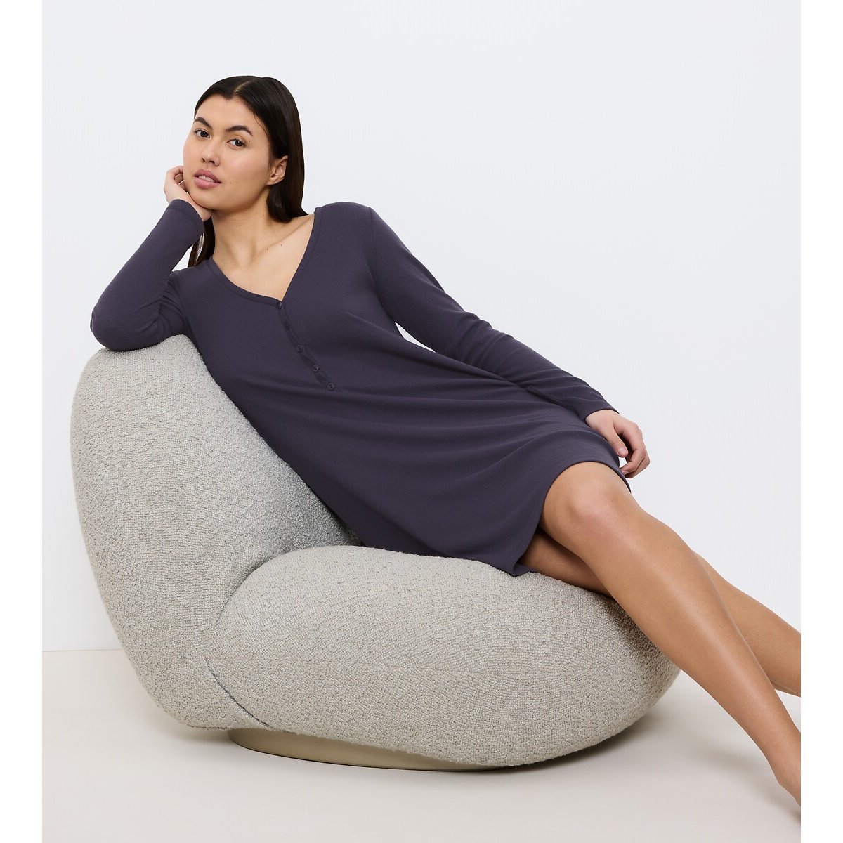 Mix & Match Nightshirt grey, TRIUMPH