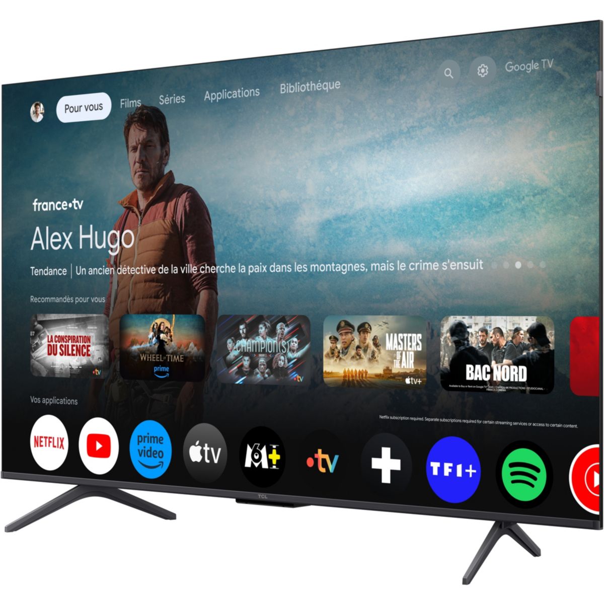 TV Mini LED 50C69K (2026) 50" (126 cm) couleur unique, TCL