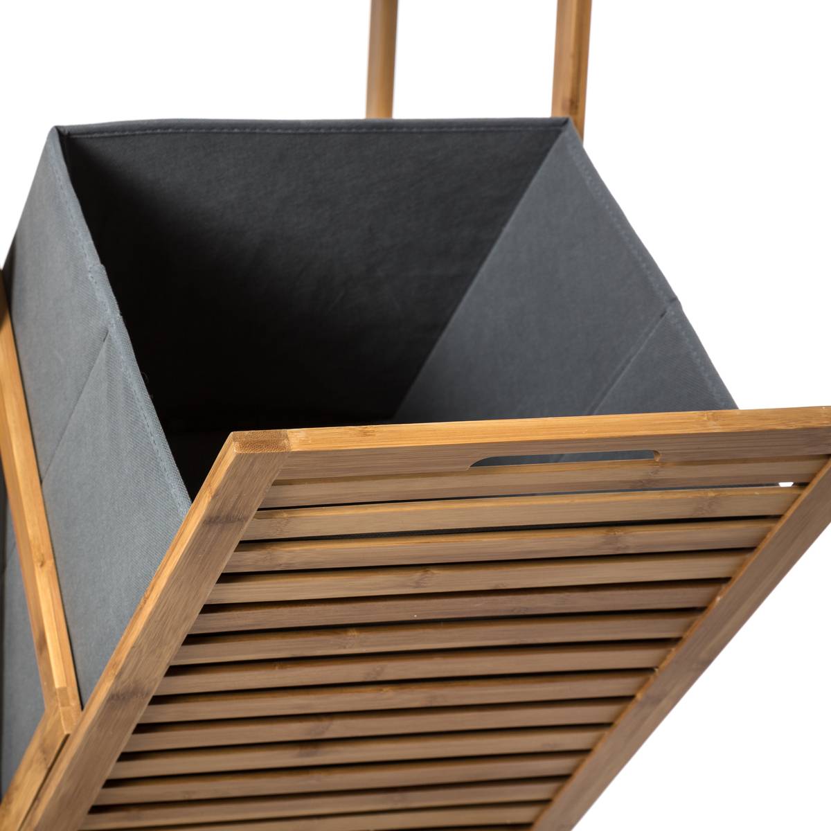Étagère colonne avec panier MIX'N MODUL marron, 5FIVE SIMPLY SMART