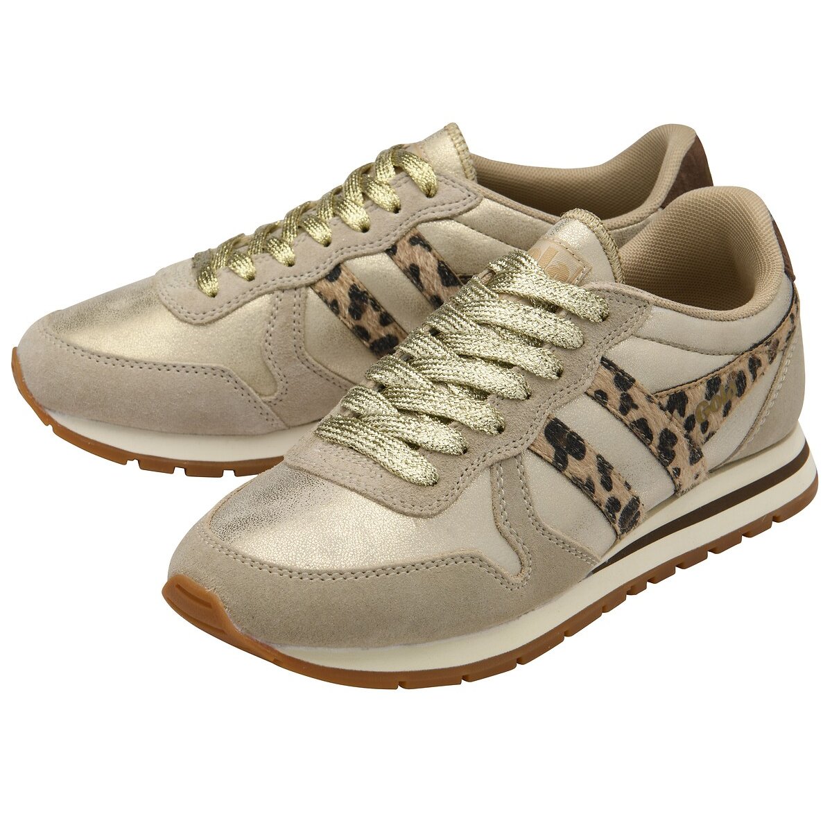 Baskets Daytona Blaze II or/léopard, GOLA