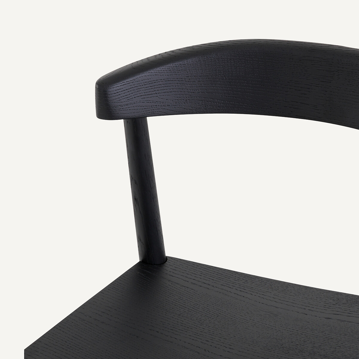 Lot de 2 chaises chêne teinté noir, Galb chêne teinté noir, AM.PM