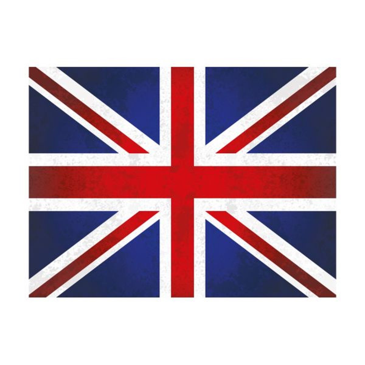 Papier peint intissé panoramique Union Jack bleu, EDEN