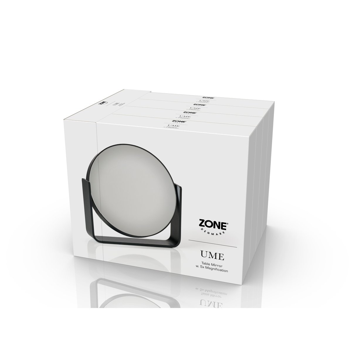 Miroir de table UME noir, ZONE DENMARK