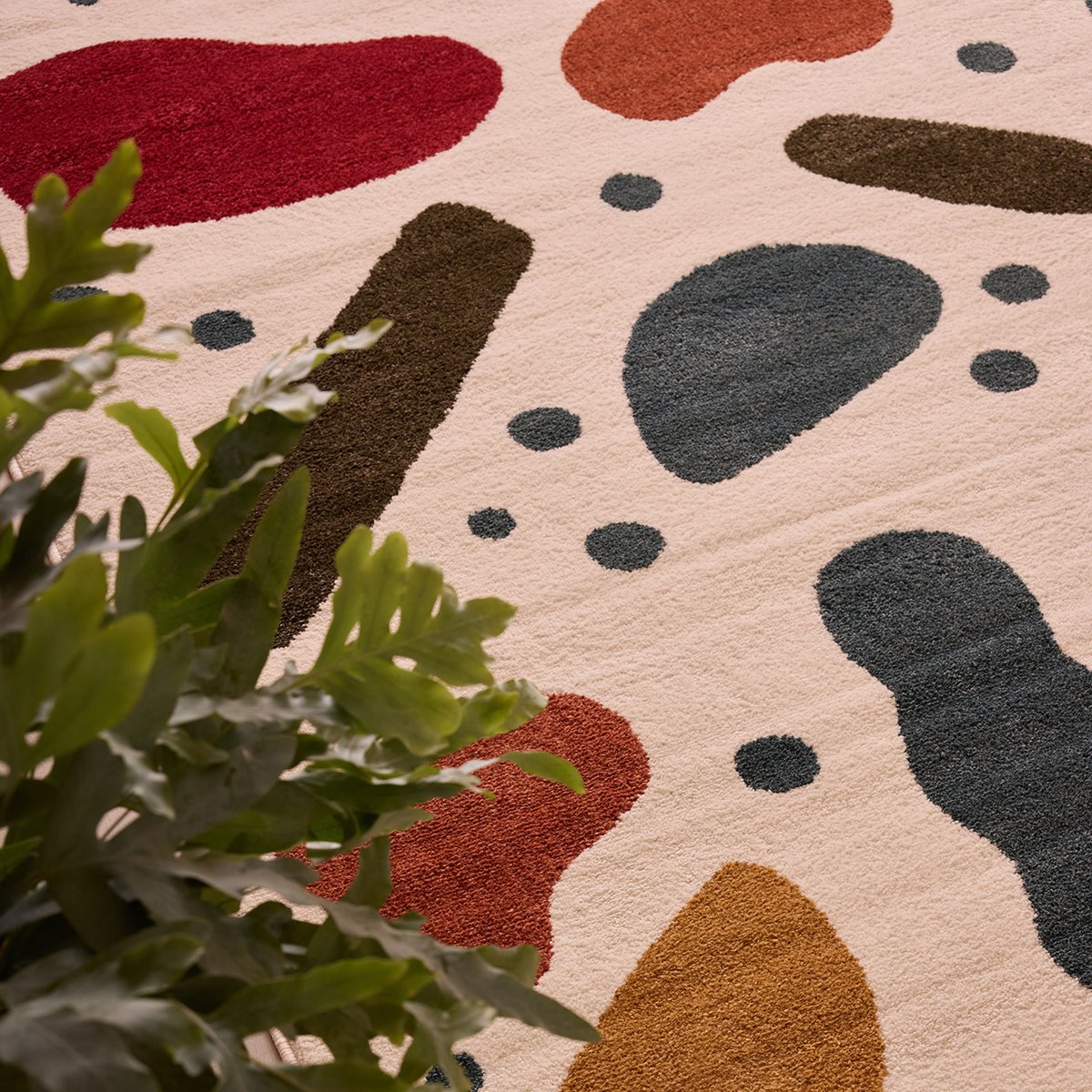 Tapis intérieur motif artistique EUPHORIA multicolore, NAZAR RUGS