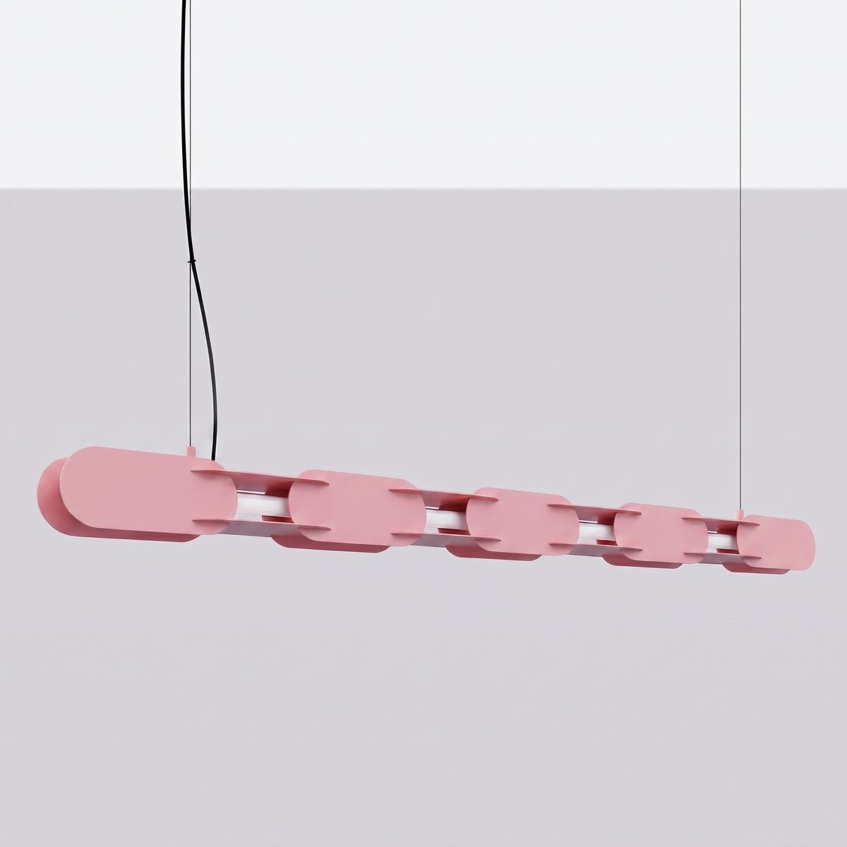 Suspension Acier Rose LED 1 Chain rose, EDEN