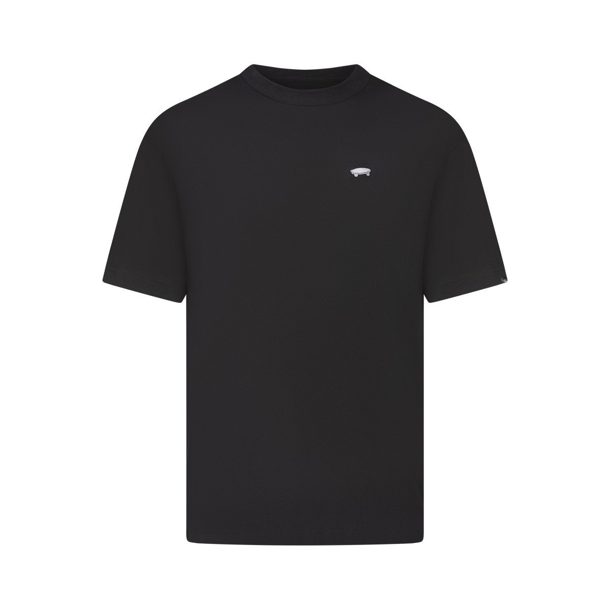 T-shirt coton droit noir, VANS