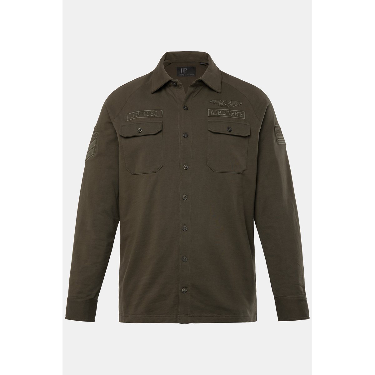Chemise en molleton olive foncé, JP1880