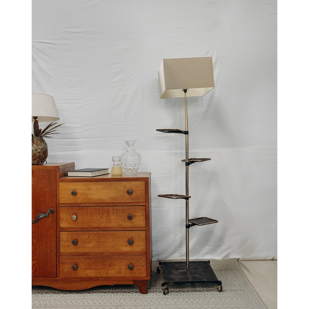 Lampadaire style Matego Julien N°194 - Bon état métal, DEBONGOUT