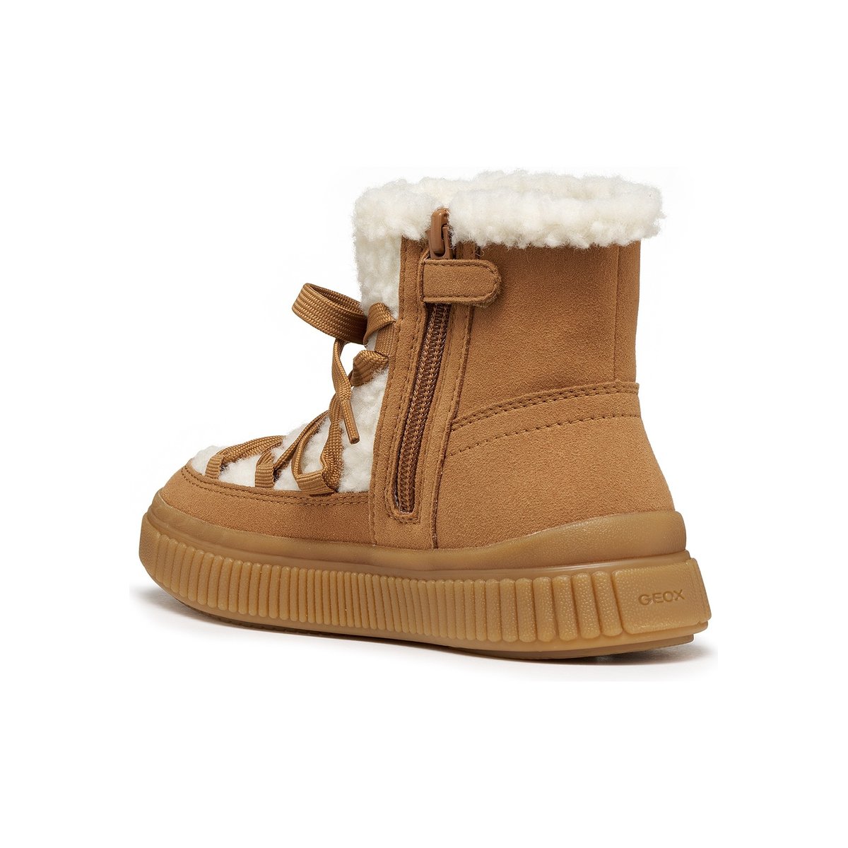 Bottines J LAQUINNY whisky/blanc cassé, GEOX