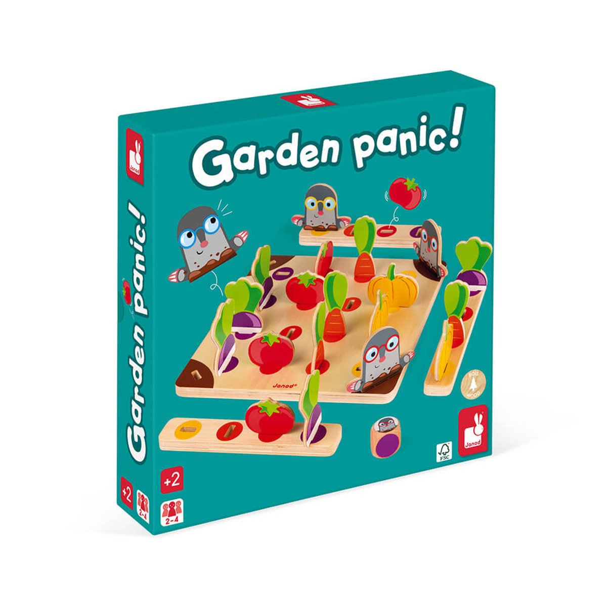 Jeu De Société Garden Panic ! couleur unique, JANOD